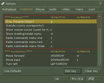 BrainBread Options